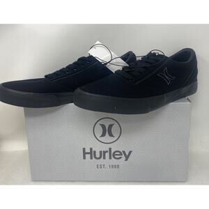 Hurley Men's Arlo Lace-Up Canvas Sneakers, Black 11